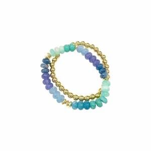 NEW GEMELLI women's jamie bracelet set in blue